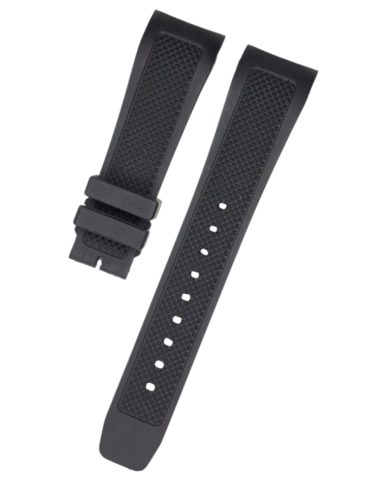 IWC Watch Parts A44617 Portuguese Modeli Siyah Silikon Saat Kordonu