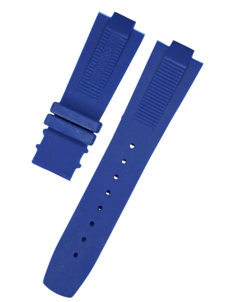 Versace V Extreme pro Dual Time Blue VCN010017 Silikon Saat Kordonu