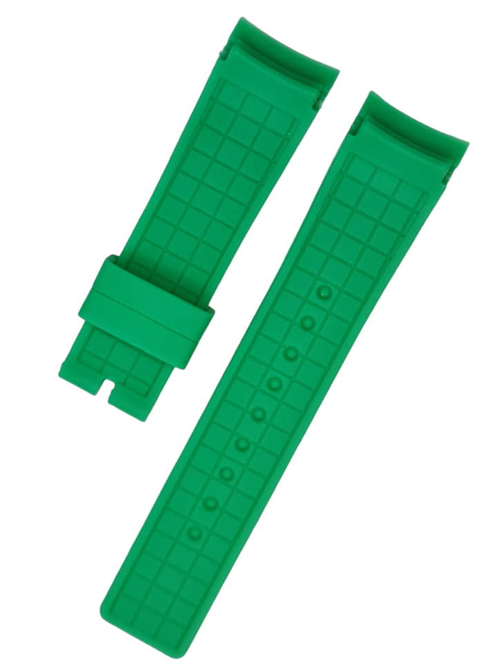 Lacoste Uyumlu 22mm Yeşil Renk Silikon Saat Kordonu