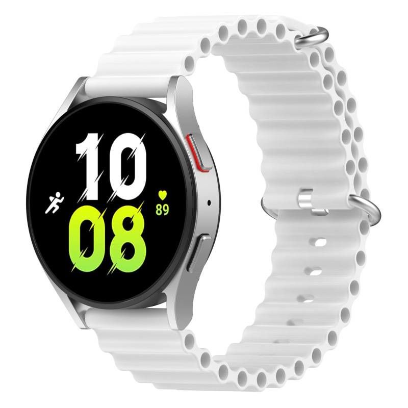 22mm Beyaz Huawei Gt Gt2 Gt3 Pro Honor Magic Watch Ocean Akıllı Saat Kordonu