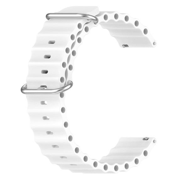 22mm Beyaz Huawei Gt Gt2 Gt3 Pro Honor Magic Watch Ocean Akıllı Saat Kordonu