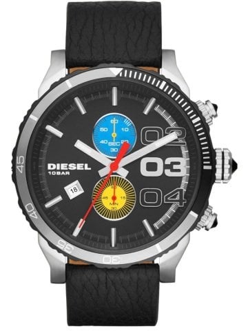 Diesel Dz4331 Uyumlu Siyah Deri Saat Kordonu