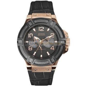 Guess Collection w0040g5 Uyumlu Siyah Silikon Kordon
