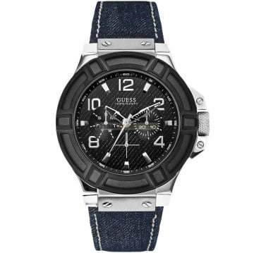 Guess w0040g9 Uyumlu Lacivert Silikon Saat Kordonu