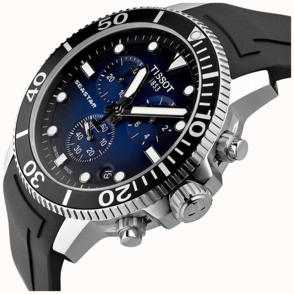 Tissot Seastar T120417 Uyumlu Turuncu Silikon Saat Kordonu