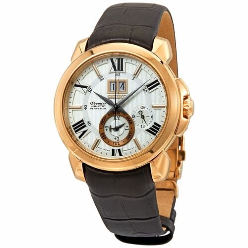 Seiko Premier snp150p 7D56 0AE0 Kahverenk Deri Saat Kordonu
