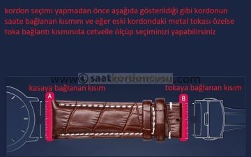 Azzuro Bombeli Bej Renkte 22mm Deri Saat Kordonu