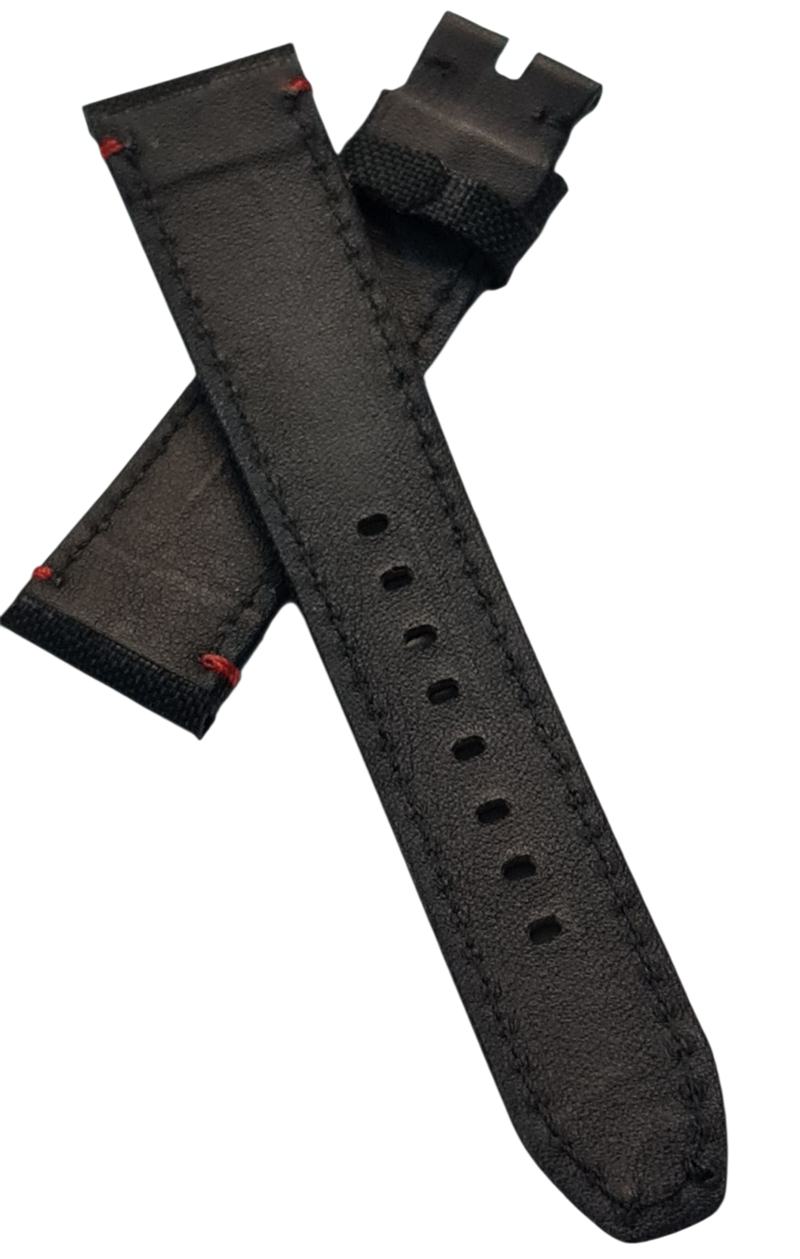 Seiko Sports 21mm Siyah Nato elyapımı Saat Kordonu