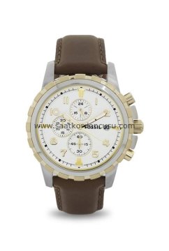 fossil fs4788 uyumlu kahverenk deri saat kordonu