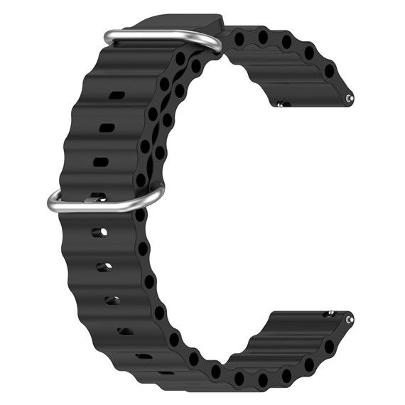 20mm Siyah Huawei Gt Gt2 Gt3 Pro Honor Magic Watch Ocean Akıllı Saat Kordonu