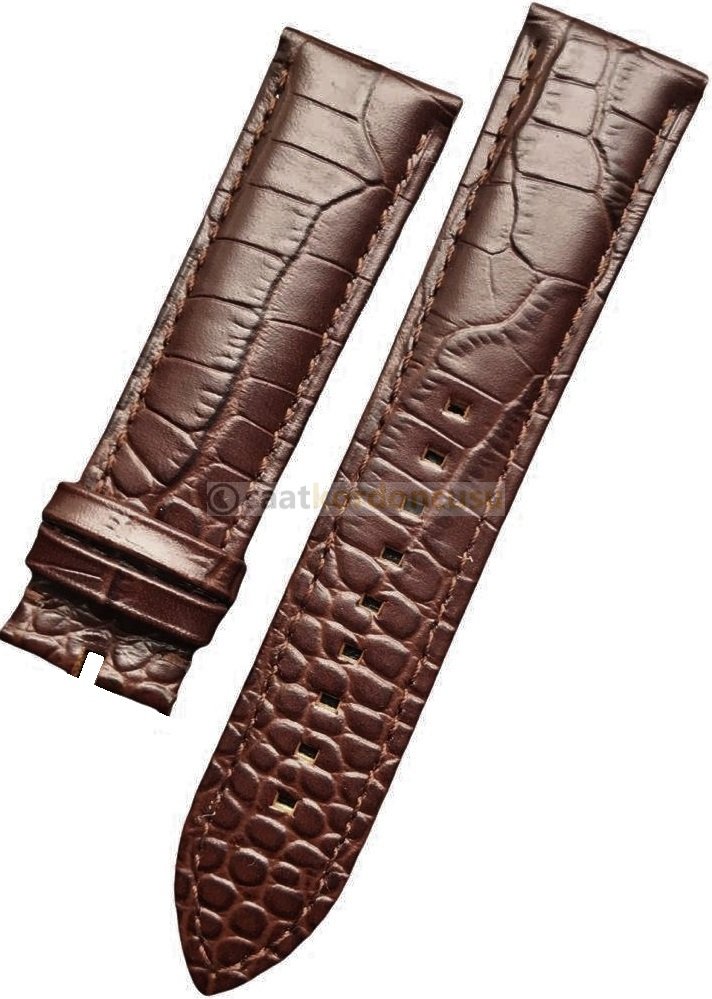 Emporio Armani AR0688 Uyumlu Kahverenk Deri Saat Kordonu