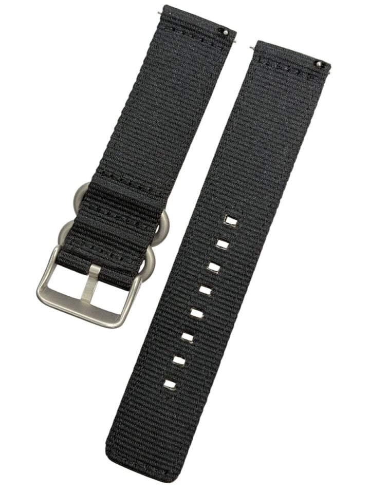 Seiko 5 Automatic Sports 20mm Siyah Nato Saat Kordonu