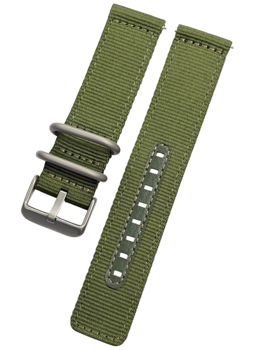 Seiko 5 Automatic Sports 20mm Yeşil Nato Saat Kordonu