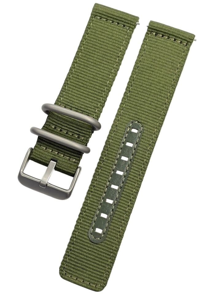 Seiko 5 Automatic Sports 20mm Yeşil Nato Saat Kordonu