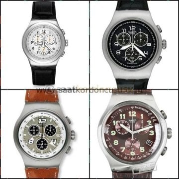 Swatch Yos Model 24mm Siyah Silikon Saat Kordonu