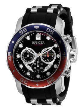 invicta 131292 Prodiver Uyumlu Siyah Silikon Saat Kordonu