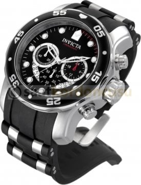 invicta 6977 Prodiver Modeli Siyah Silikon Saat Kordonu