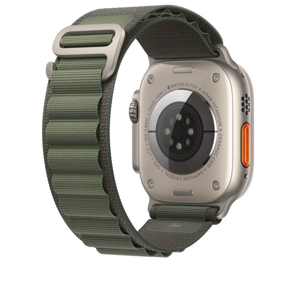 Apple Watch Ocean Loop Ultra Yeşil Nato Kordon 5 6 7 8 42mm 44mm 49mm