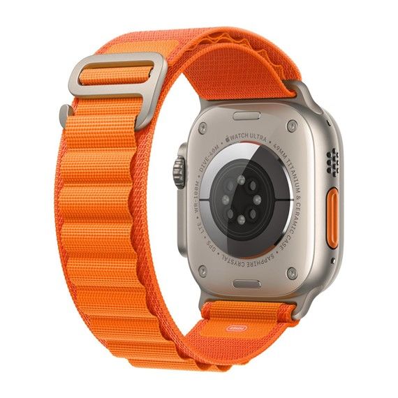 Apple Watch Ocean Loop Ultra Turuncu Nato Kordon 5 6 7 8 42mm 44mm 49mm