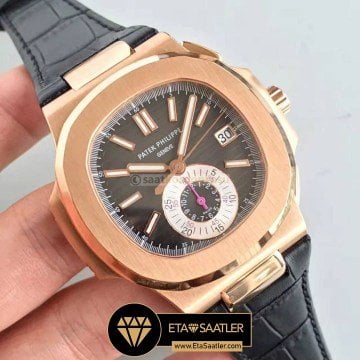 Patek Philippe Nautilus Model Siyah Deri Kordon