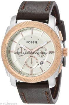 Fossil fs5040 Uyumlu 24mm Kahverenk Deri Saat Kordonu