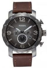 Fossil jr1424 Uyumlu 24mm Kahverenk Deri Saat Kordonu