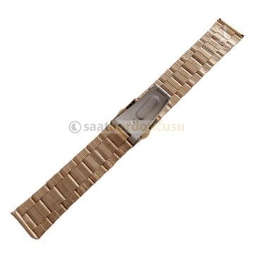 26mm Gold Kaplama Çelik Saat Kordonu