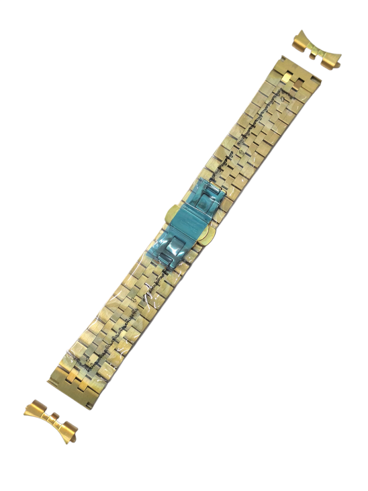 Jübile Modeli Gold Renk Metal Saat Kordonu