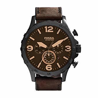 Fossil jr1487 Uyumlu 24mm Kahverenk Deri Saat Kordonu