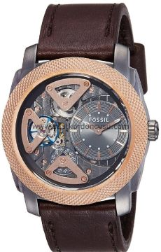 Fossil me1122 Uyumlu 24mm Kahverenk Deri Saat Kordonu