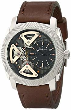 Fossil me1157 Uyumlu 24mm Kahverenk Deri Saat Kordonu