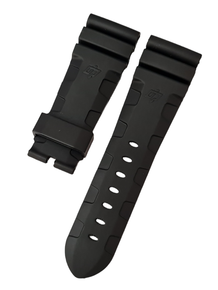 Panerai Submersible 24mm Siyah Silikon Saat Kordonu