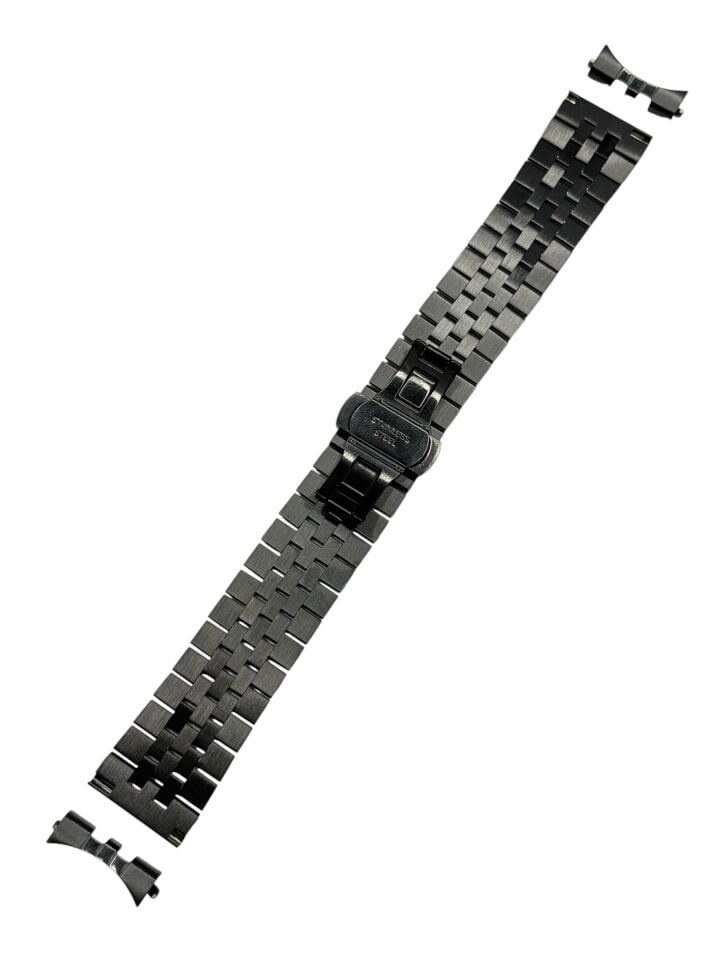 Jübile Modeli Siyah Renk Metal Saat Kordonu
