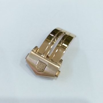 Tag Heuer Uyumlu Deri ve Silikon Kordon İçin Kilit ROZ BAKIR - 18 MM