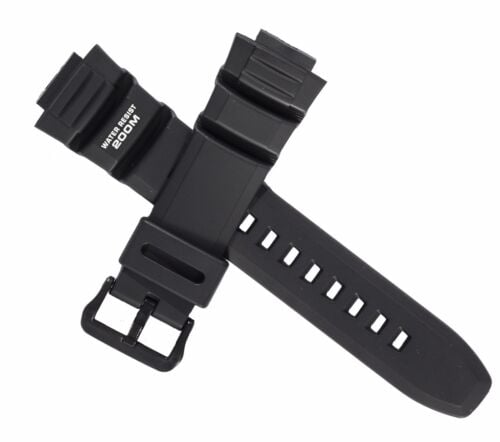 Casio mcw100h Orjinal Siyah Silikon Saat Kordonu