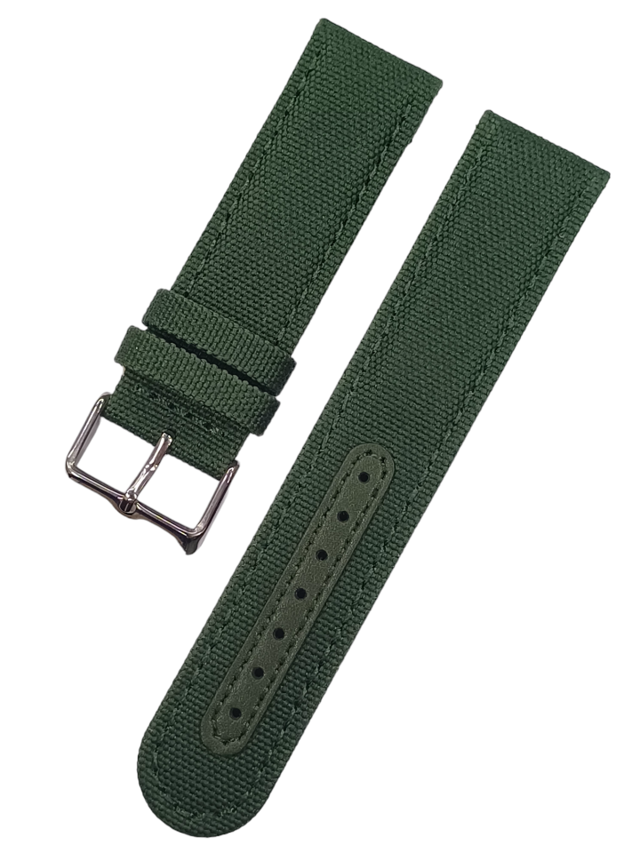 22mm Nato Model tekstil Yüzeyli Yeşil Saat Kordonu