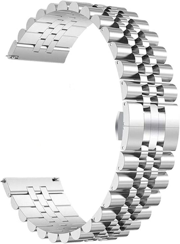 Apple Watch 41-42-44-45 İle Uyumlu Metal Renk Klipsli Saat Kordonu