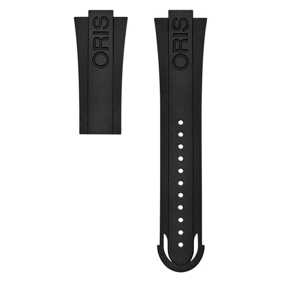 Oris Aquis Modeli 25mm Siyah Silikon Saat Kordonu