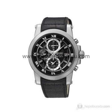 Seiko Premier Snaf31p2 Uyumlu Siyah Deri Saat Kordonu