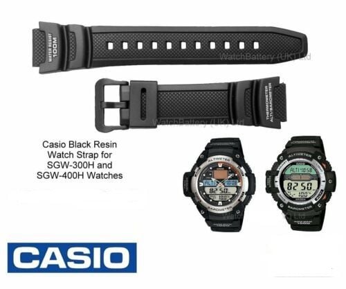 Casio Sgw 400h Orjinal Silikon Saat Kordonu