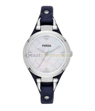 Fossil es3417 Mavi Deri Saat Kordonu
