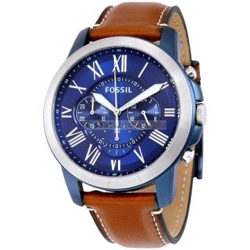 Fossil fs5151 22mm Kahverenk Deri Saat Kordonu