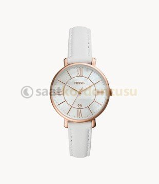 Fossil es4579 Modeli Beyaz Deri Saat Kordonu
