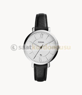 Fossil es3972 Modeli Siyah Deri Saat Kordonu