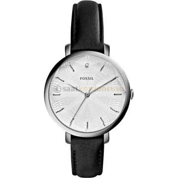 Fossil es3865 Modeli Siyah Deri Saat Kordonu
