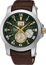 Seiko Premier Snp096p1 Uyumlu Kahverenk Deri Saat Kordonu