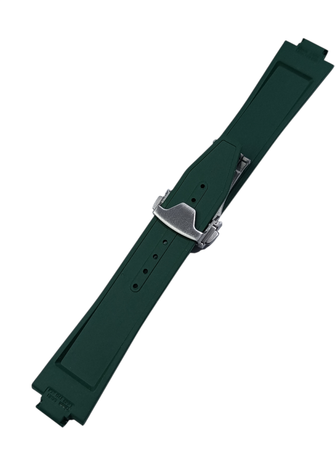 Longines Conquest Chronograph Uyumlu Yeşil Silikon Kordon
