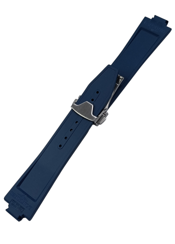Longines Conquest Chronograph Uyumlu Mavi Silikon Kordon