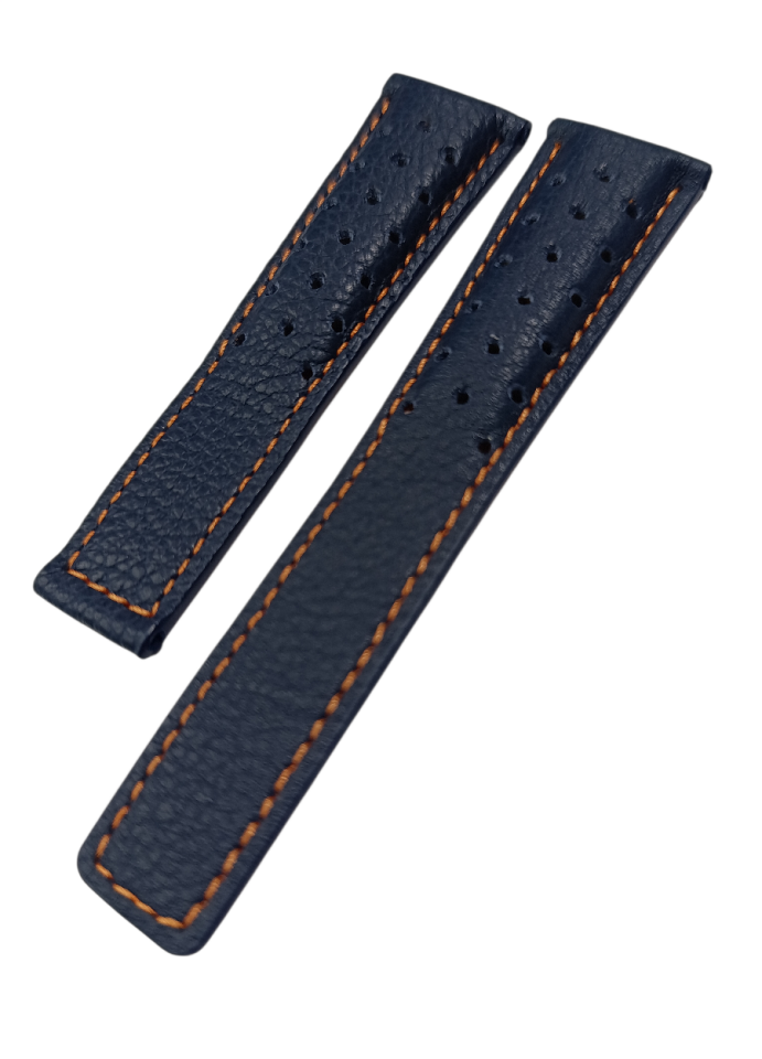 Tag Heuer 22 x 18 Lacivert Deri Saat Kordonu