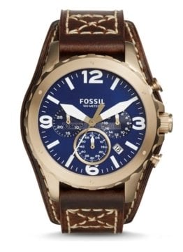 Fossil jr1505 22mm Kahverenk Deri Saat Kordonu